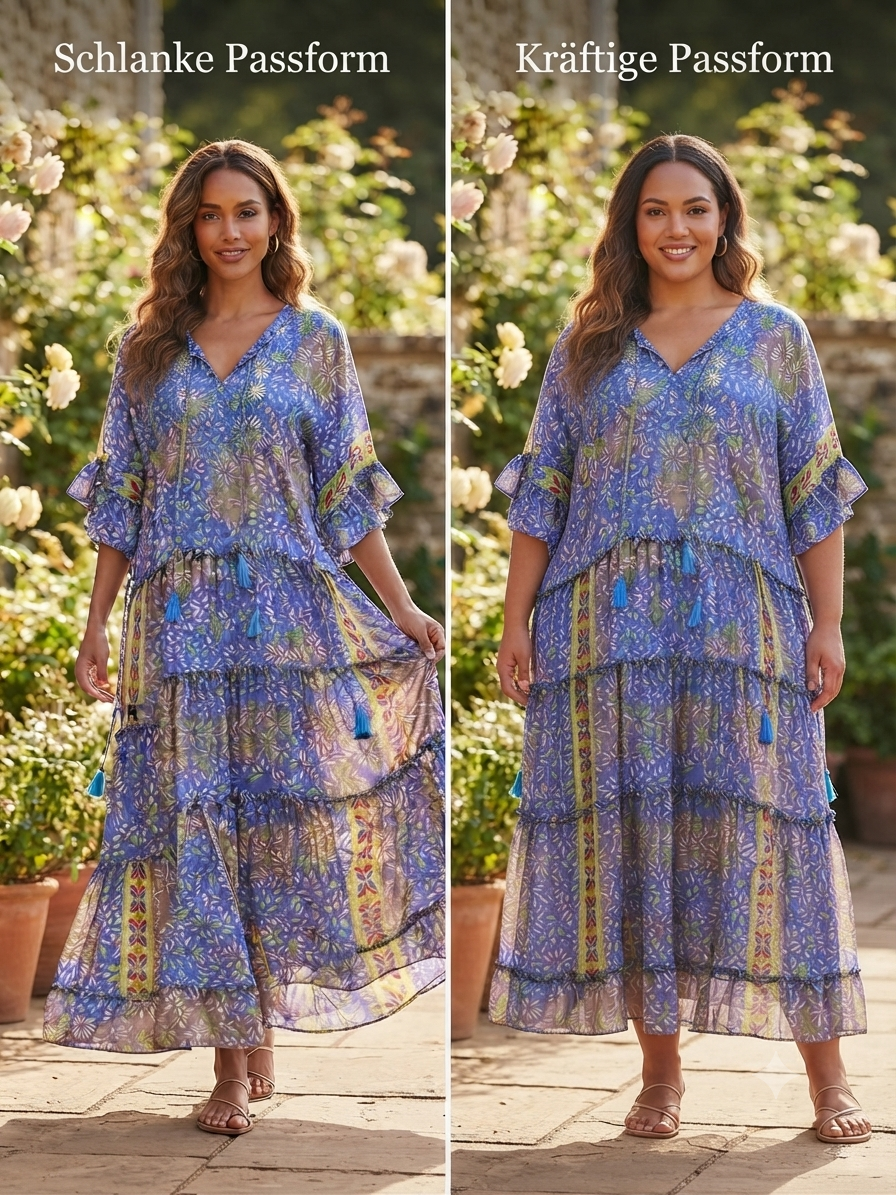 Zauberhafte Boho-Maxikleider im Ibiza-Style (viele verschiedene Farben) One Size/ Oversize S-XXXL