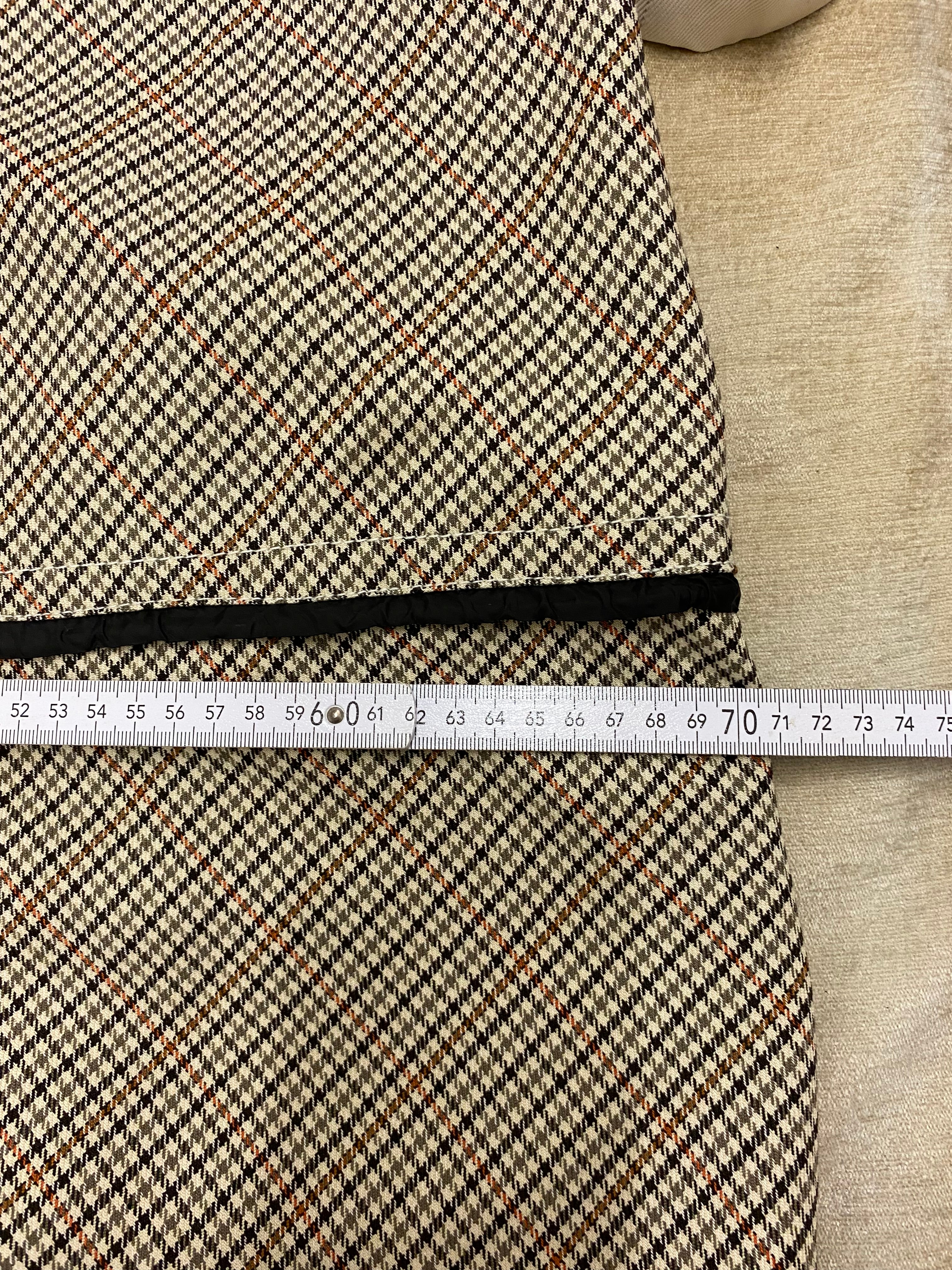 Neuer Zara Trenchcoat/Mantel, Ecru, Over-Size Größe L (38-52) ungetragen & besondere Details (Karo-Muster)