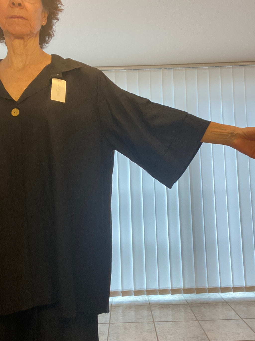 Traumhaftes luftiges, chices Oversize-Set in Schwarz XXXL– Lässige Eleganz für jede Größe!