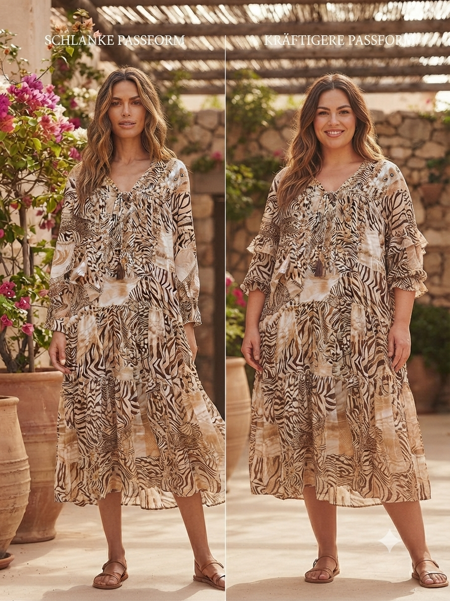 Zauberhafte Boho-Maxikleider im Ibiza-Style (viele verschiedene Farben) One Size/ Oversize S-XXXL