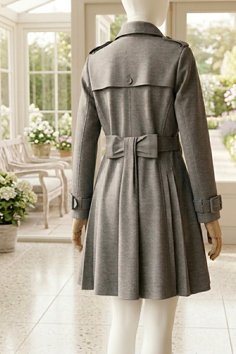 Paul & Joe Sister, Franz. Designer-Blazer-Mantel (Gr. 38) edles Silbergrau (Neupreis 400 €)