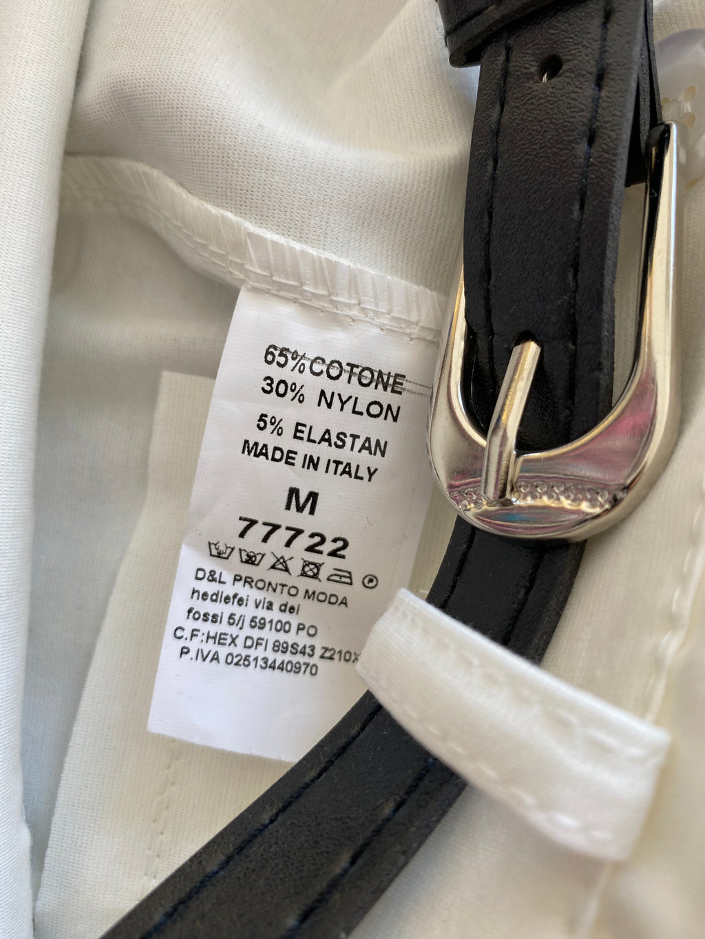 Stylische 7/8 Stretch-Hose in Off-White oder Ecru Gr S-M ( 36/38)