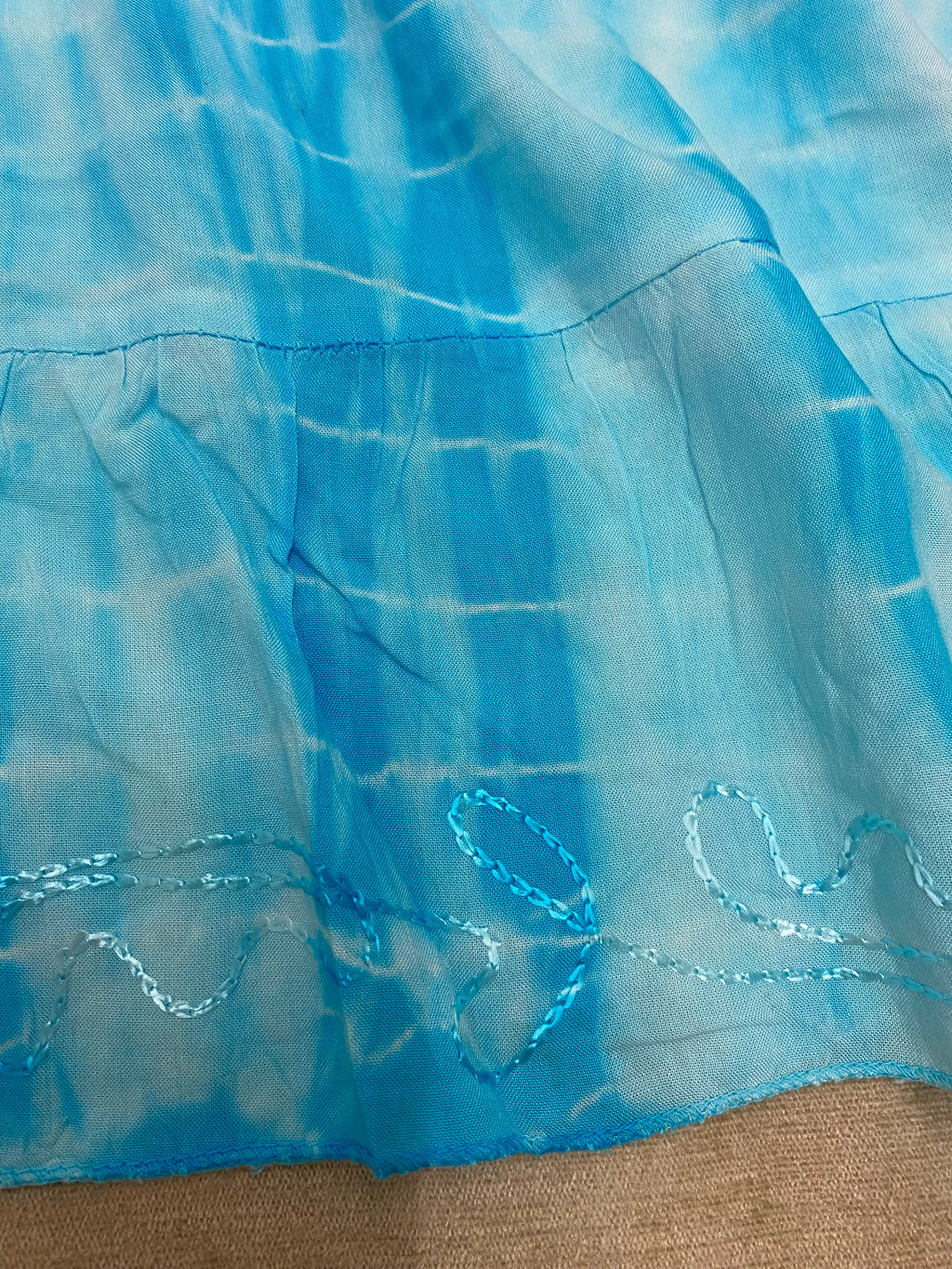 Ibiza Style, Boho-Look, luftiges Sommerkleid / Tunika, One Size (36-44)