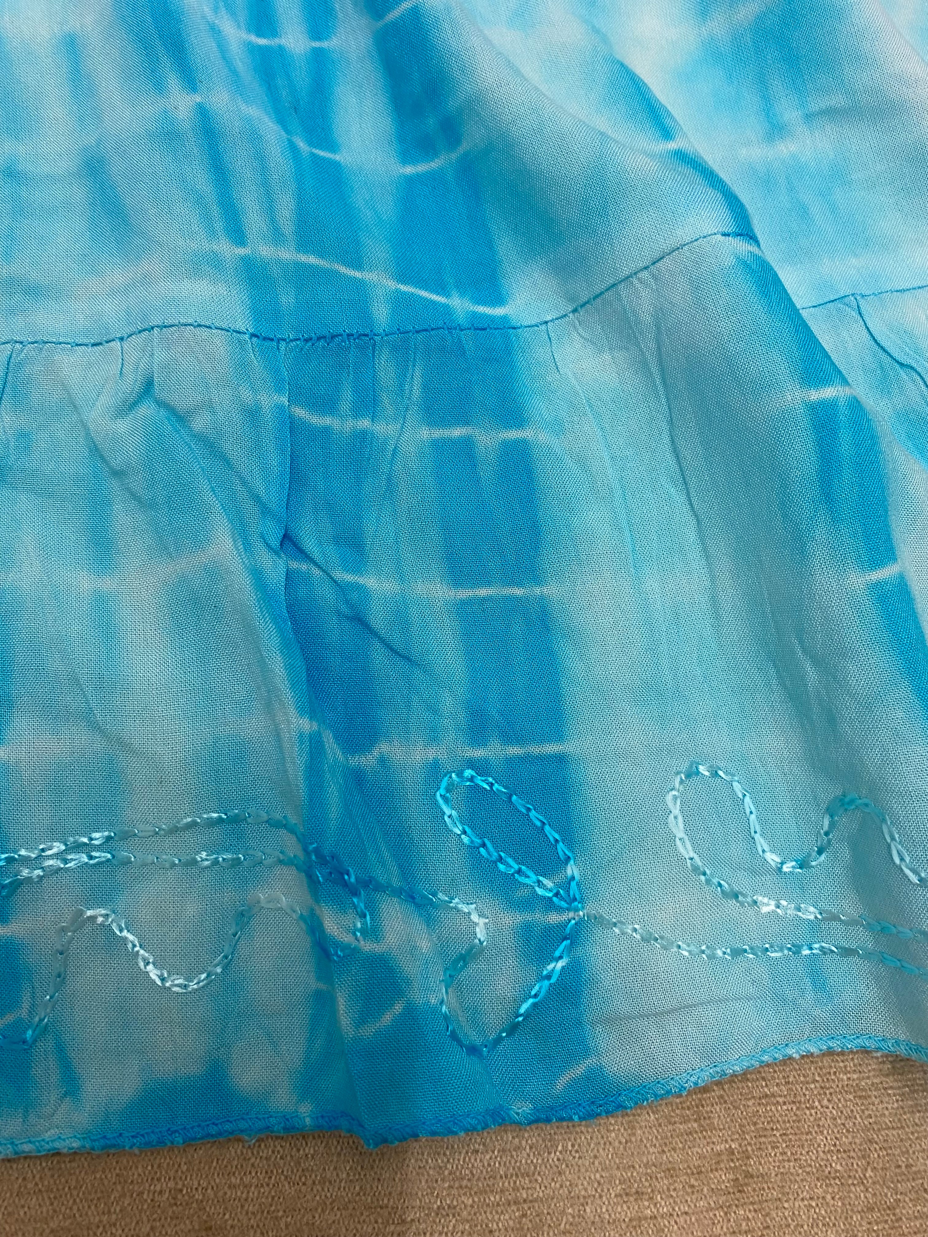 Ibiza Style, Boho-Look, luftiges Sommerkleid / Tunika, One Size (36-44)