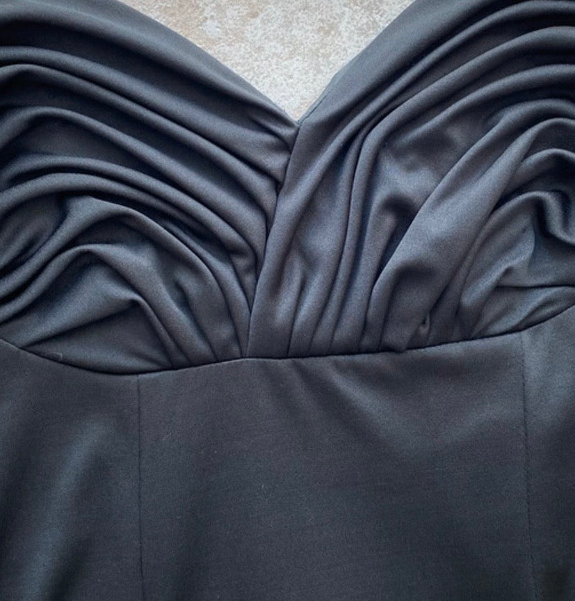 Traumhaftes Chou Chou Bustier Abendkleid tiefschwarz Gr. 38, absolut neuwertig.
