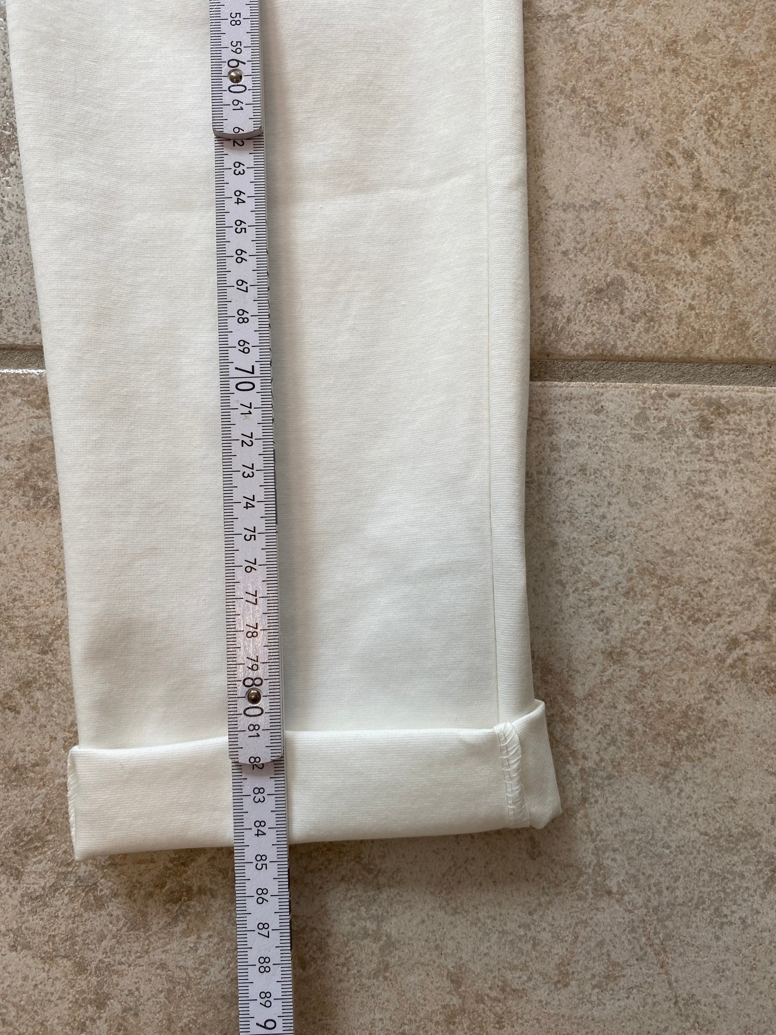 Stylische 7/8 Stretch-Hose in Off-White oder Ecru Gr S-M ( 36/38)