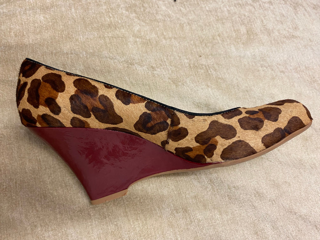 Elegante Kenneth Cole Reaction Keilpumps, Animal Print, Gr. 41/41,5 (US 10)Top Zustand!