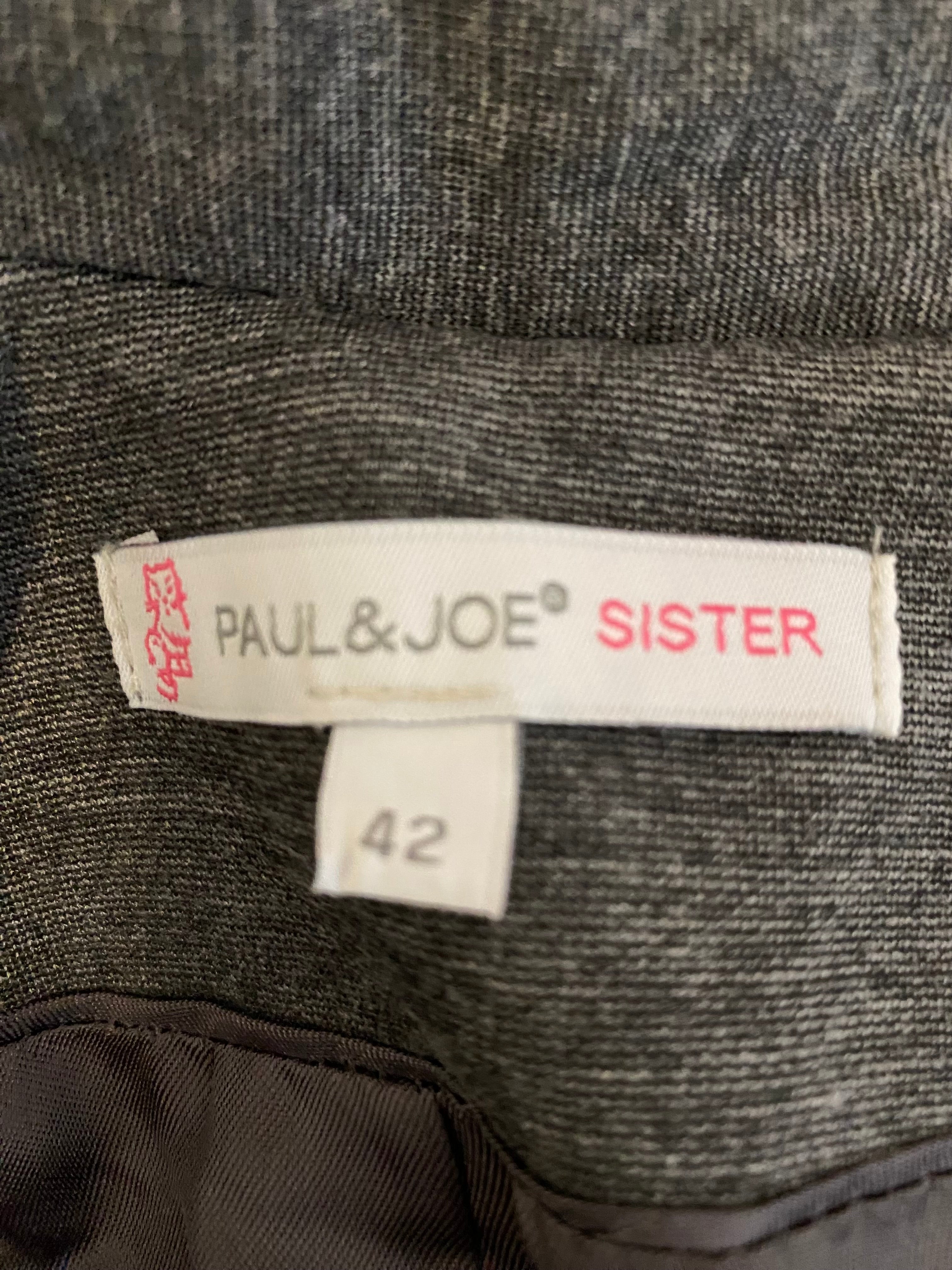 Paul & Joe Sister, Franz. Designer-Blazer-Mantel (Gr. 38) edles Silbergrau (Neupreis 400 €)
