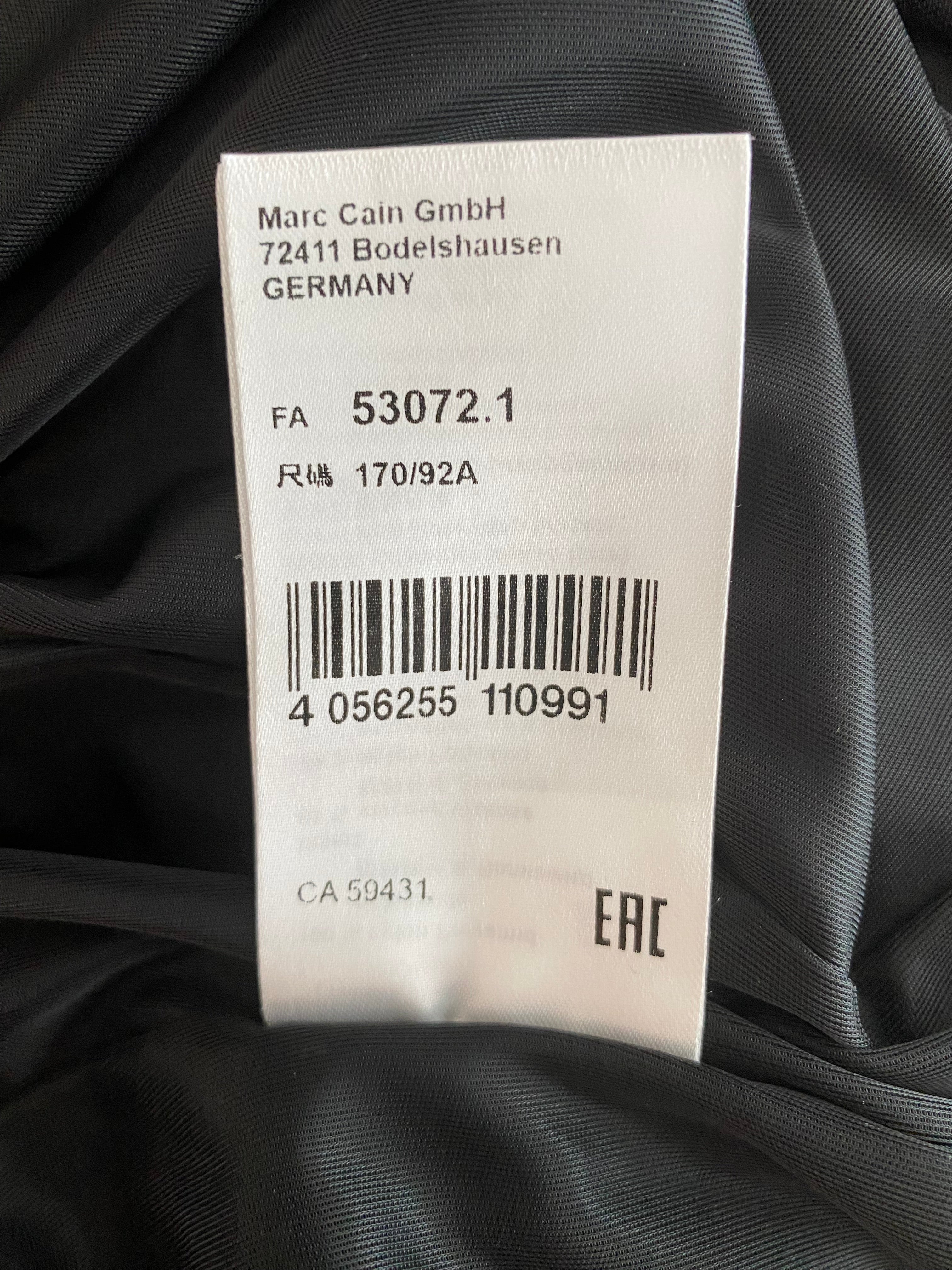 Edles MARC CAIN Kleid (mit leicht rockigem Touch) Leder-Optik & Stretch, N4 Gr. 38/40, Top Zustand- ungetragen!