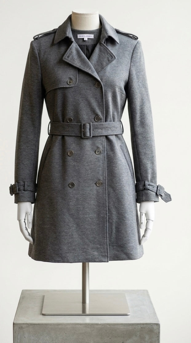 Paul & Joe Sister, Franz. Designer-Blazer-Mantel (Gr. 38) edles Silbergrau (Neupreis 400 €)