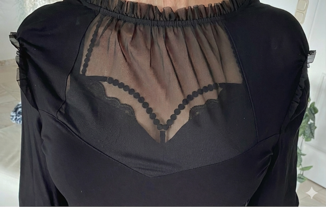 Exklusives 3 teiliges Marlies Dekkers Spitzen-Set mit Bluse neu!