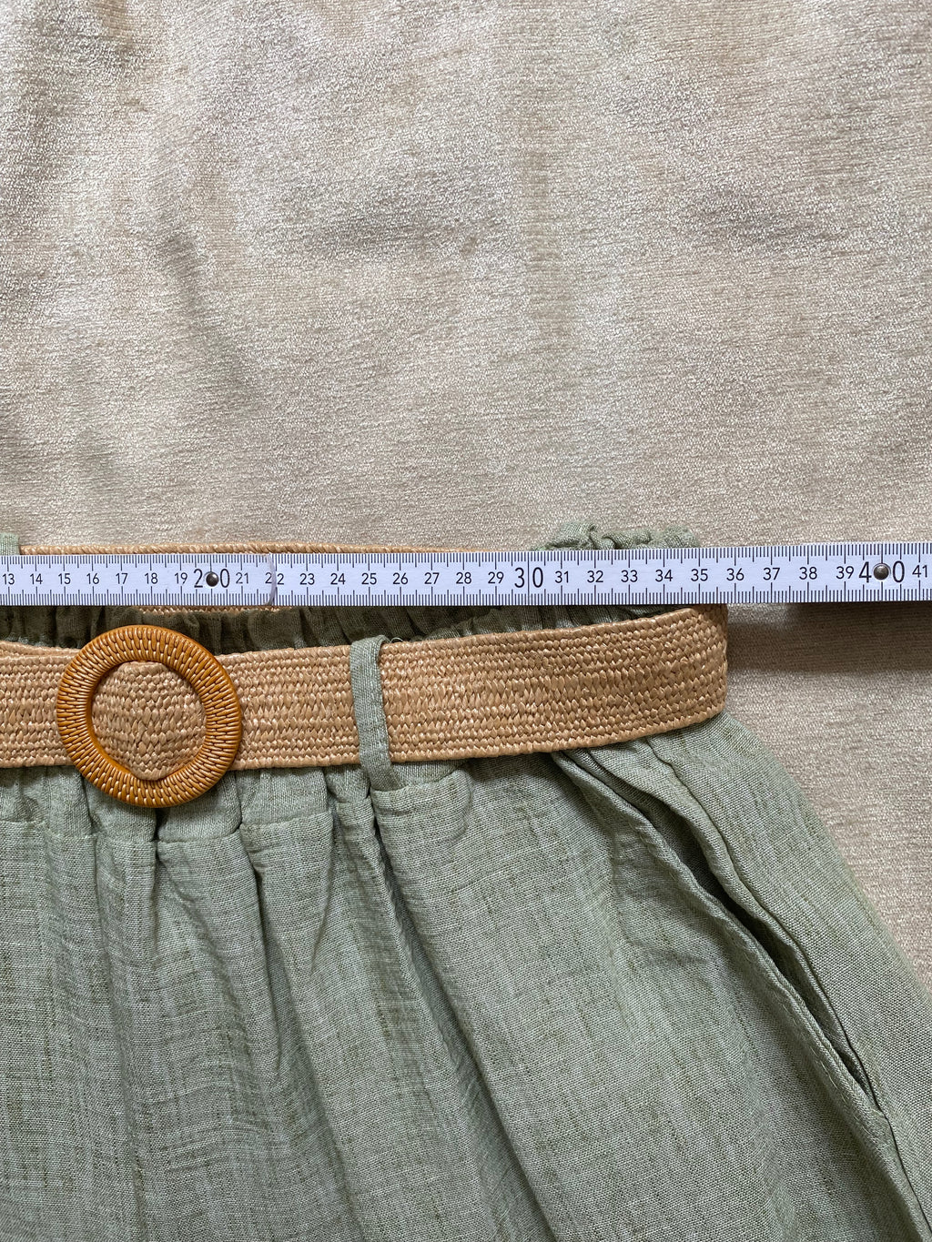 Lässiges Sommer-Set (Zweiteiler) – Einheitsgröße (Oversize 38-48) in frischem Hellgrün/Salbei , Jeansblau, Schwarz oder Weiss