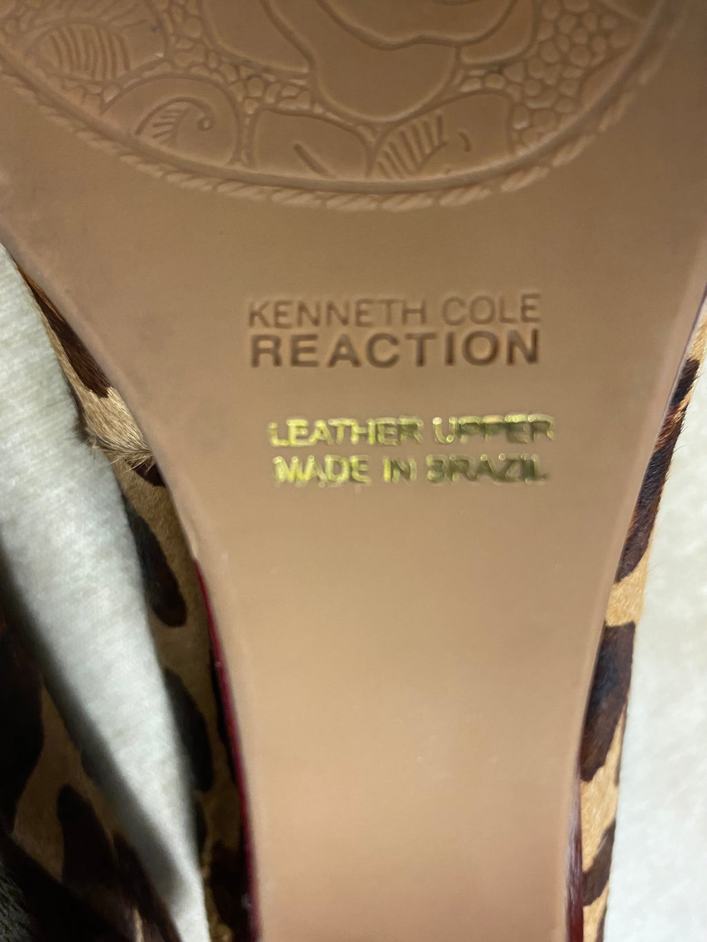 Elegante Kenneth Cole Reaction Keilpumps, Animal Print, Gr. 41/41,5 (US 10)Top Zustand!