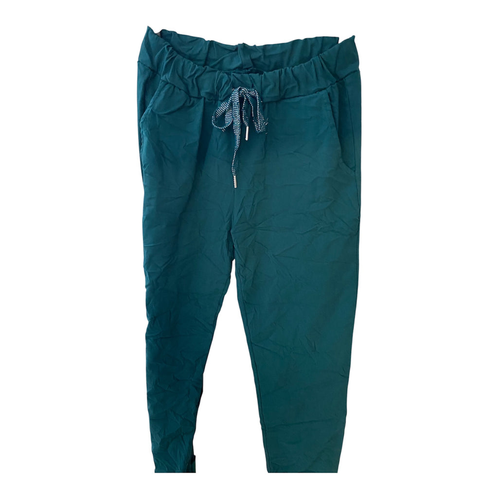 Superbequeme Stretch-Hose /Jogpants uni oder mit Pop-Art Print, Einheitsgröße M/XL