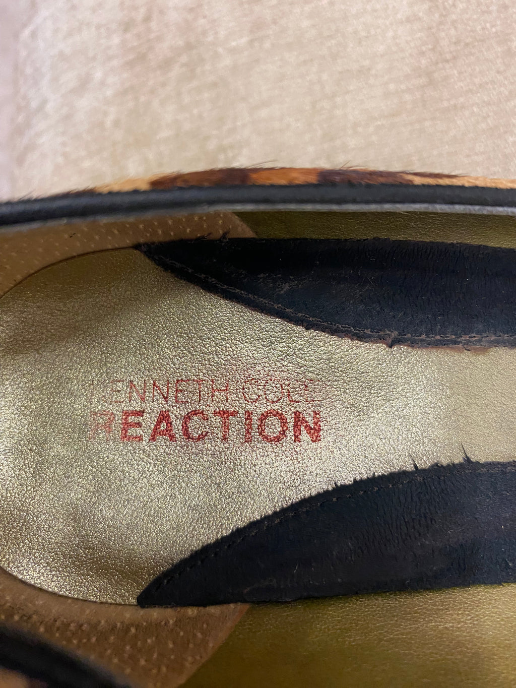 Elegante Kenneth Cole Reaction Keilpumps, Animal Print, Gr. 41/41,5 (US 10)Top Zustand!