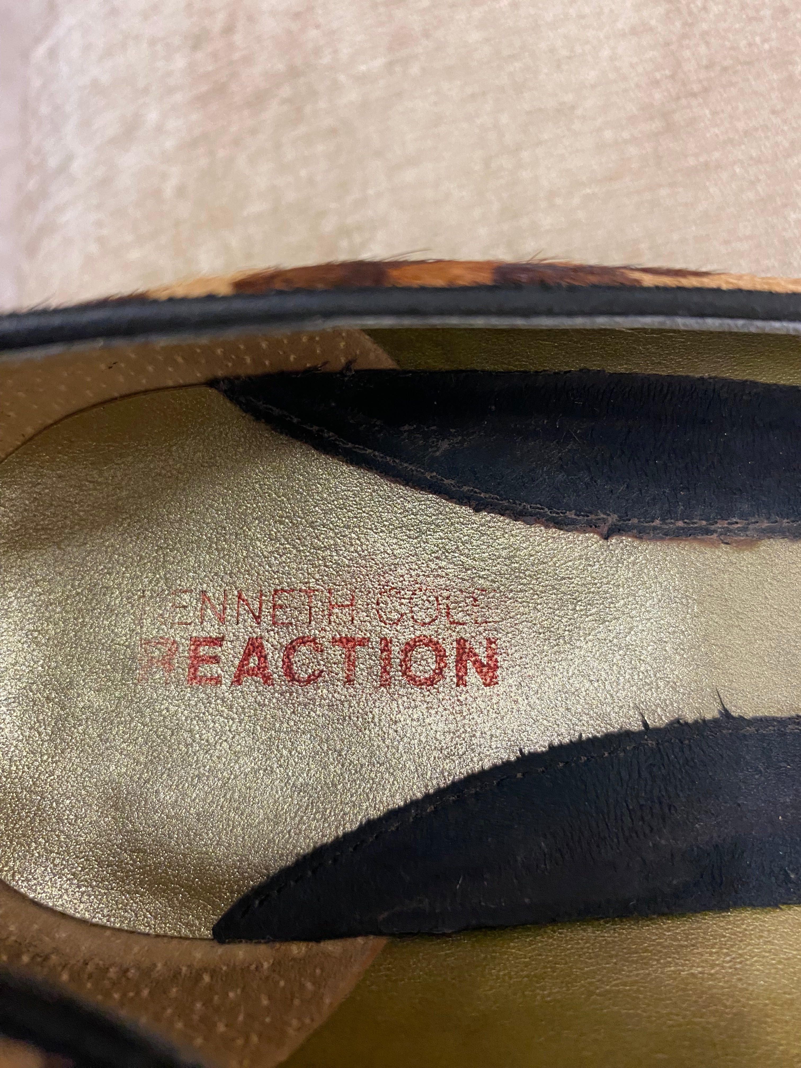 Elegante Kenneth Cole Reaction Keilpumps, Animal Print, Gr. 41/41,5 (US 10)Top Zustand!