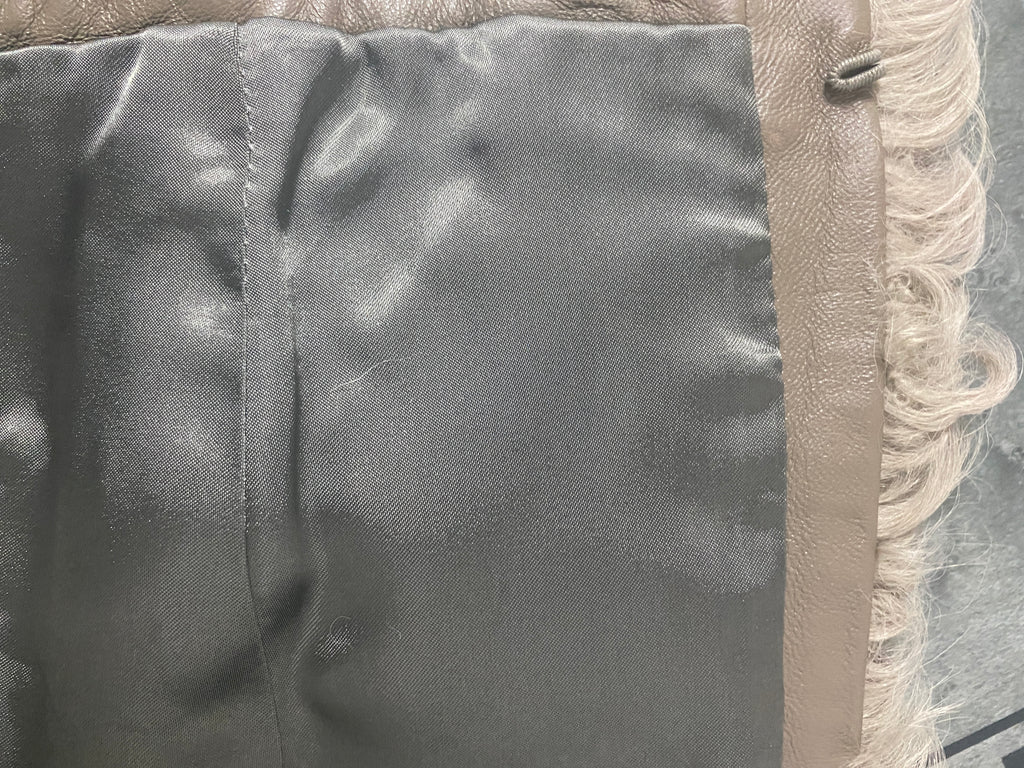 Neue Designer Lammfell Jacke von Comptoir des Cotonniers, Gr. 40