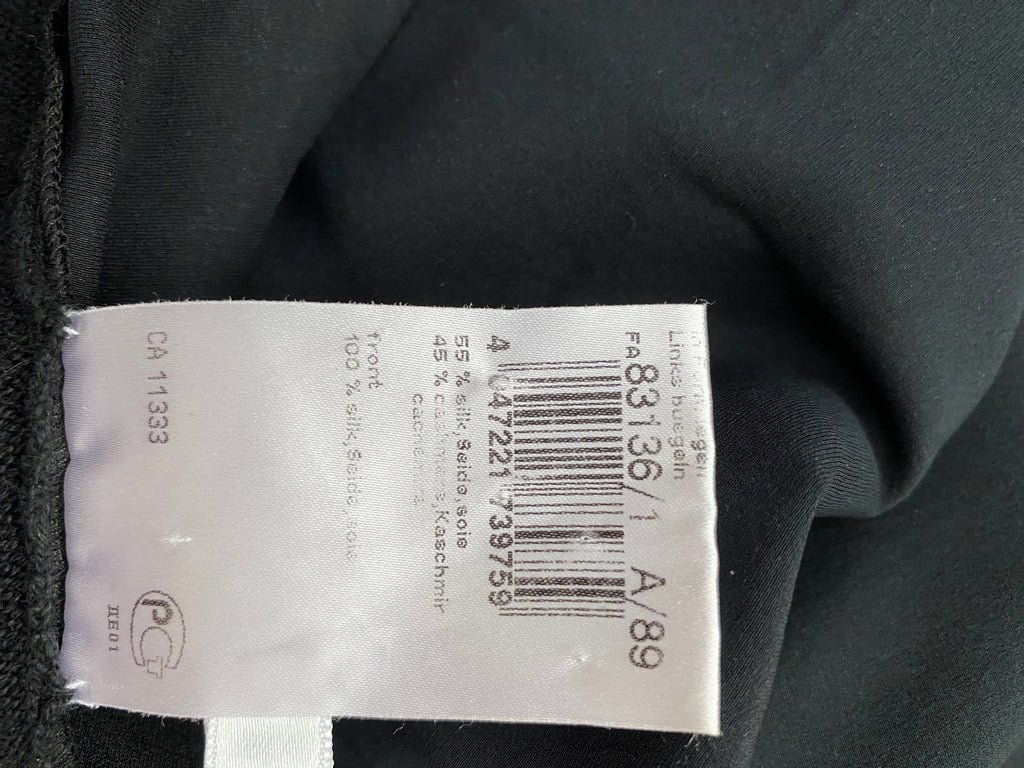 Marc Cain Luxus-Kleid: Edle Seide & Kaschmir (Gr. N5 / 38-42)