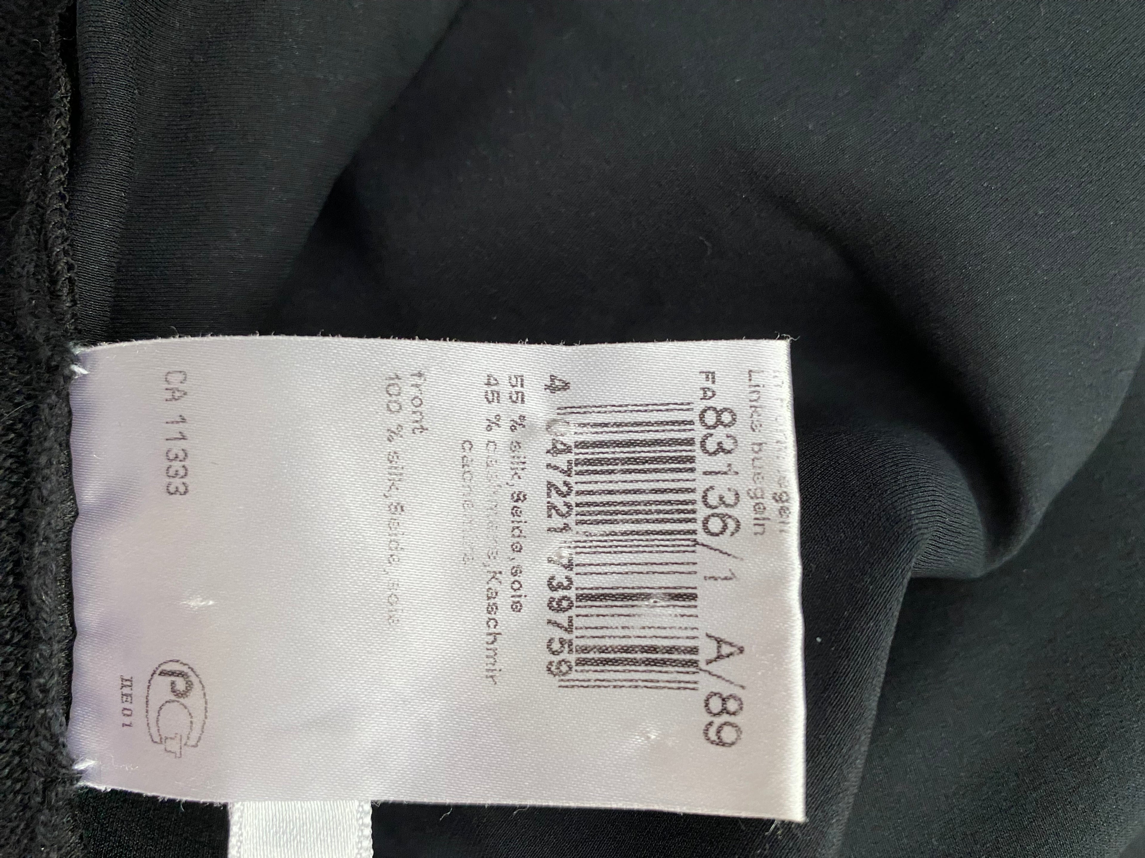 Marc Cain Luxus-Kleid: Edle Seide & Kaschmir (Gr. N5 / 38-42)