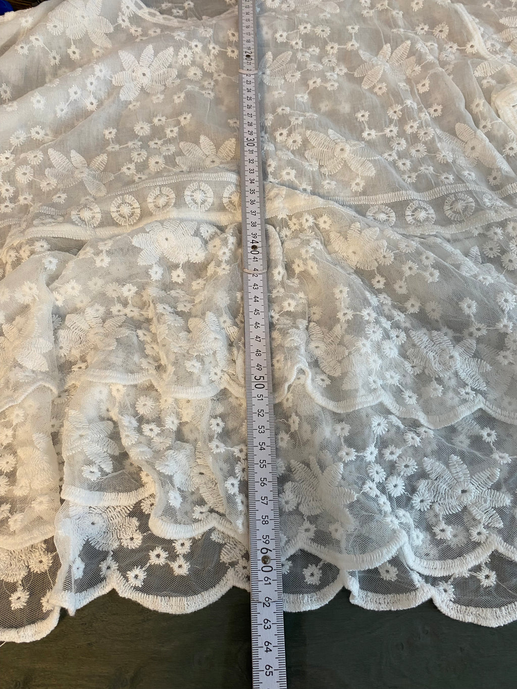 Traumhaft weite Boho-Lagenbluse, im Ibiza-Style, Gypsy-Chic in Off-White, 100% Baumwolle lockere Einheits Größe M-XXL