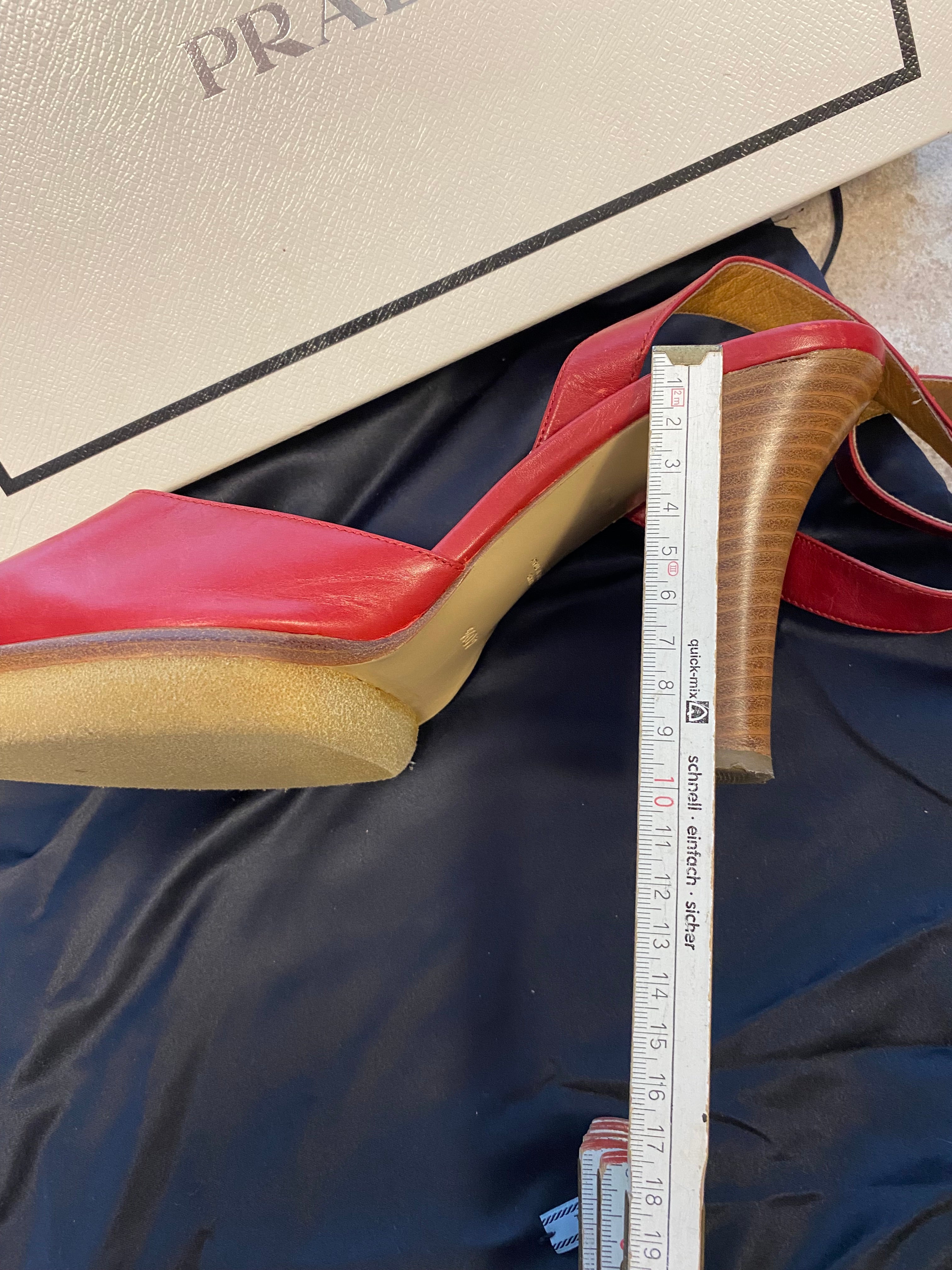 Luxus pur: Walter Steiger Peeptoe-Sandaletten (Gr. 40.5) neu!