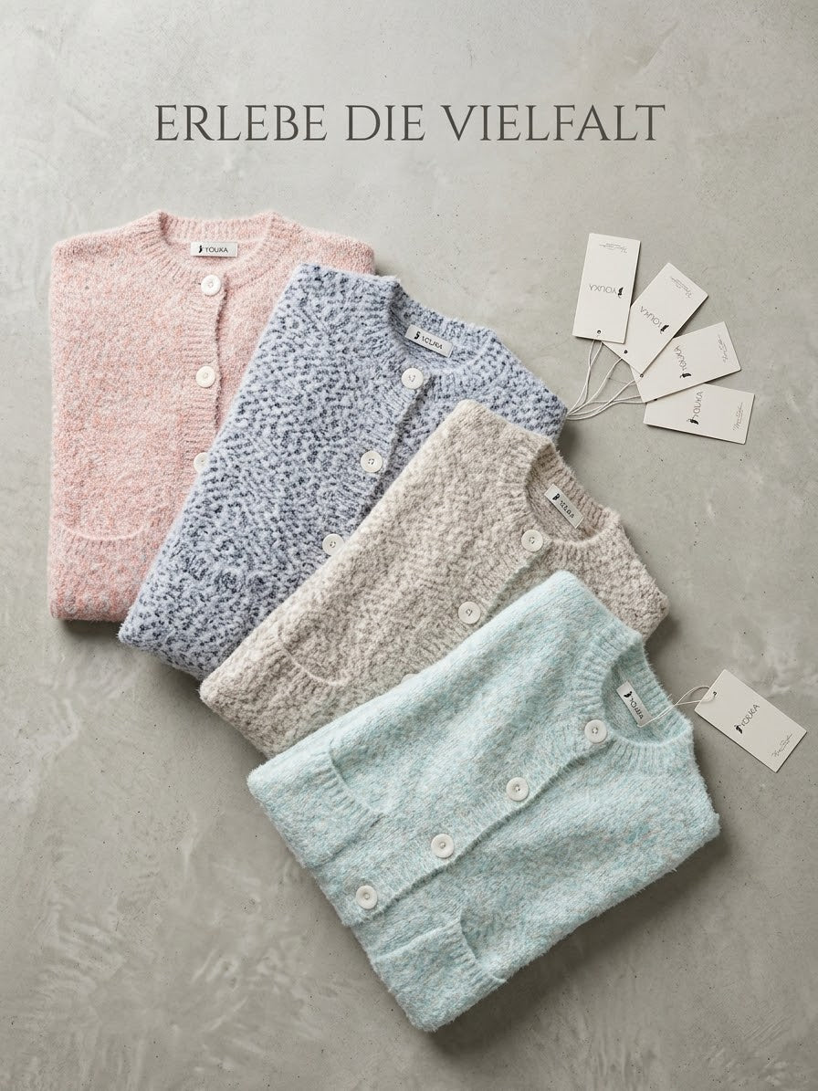 Super kuschelige Strickjacke in verschiedenen Farben , traumhaft weich & flauschig