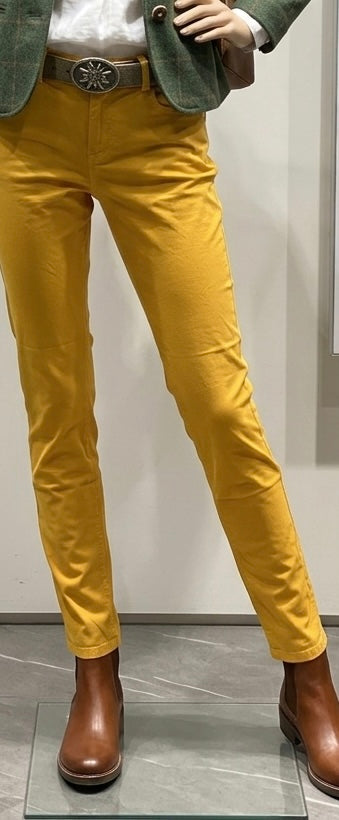 Stefanel Chino / Sommerhose in leuchtendem Maisgelb - Gr. 40, wie neu