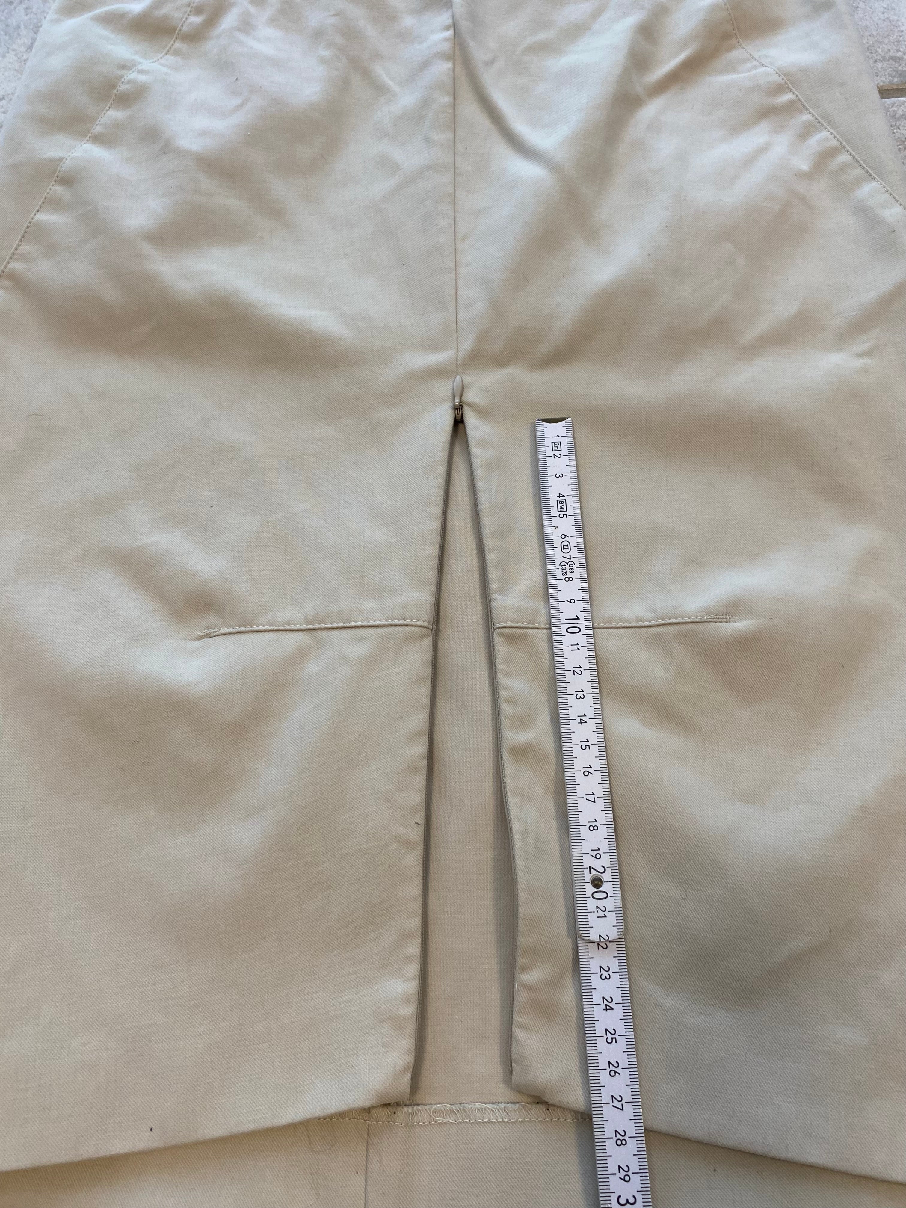 Hochwertiger Bleistiftrock von 'S Max Mara, Farbe Sand/Ecru/Champagner, Etikett Gr. 40 (fällt aus wie 38)