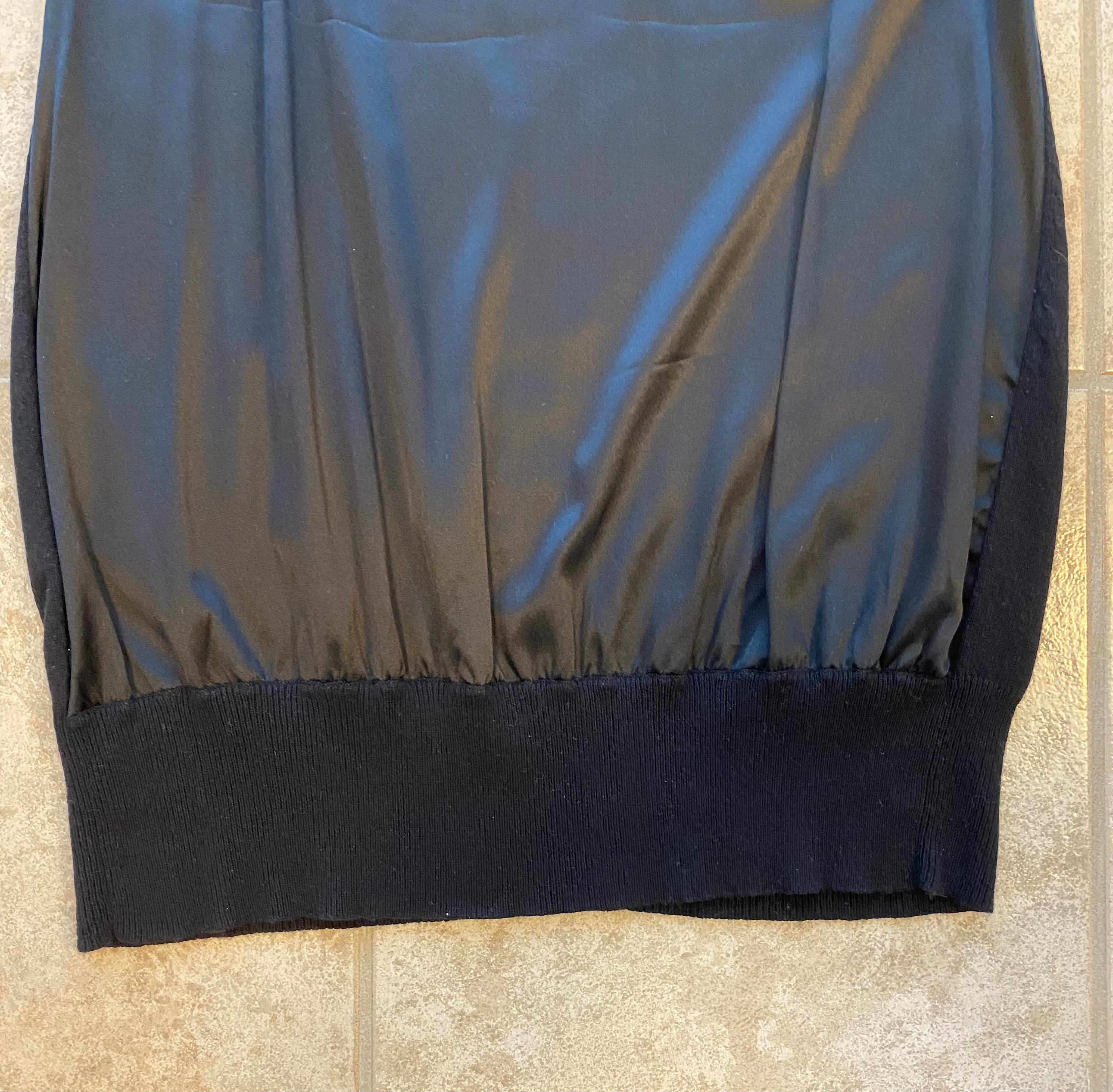 Marc Cain Luxus-Kleid: Edle Seide & Kaschmir (Gr. N5 / 38-42)