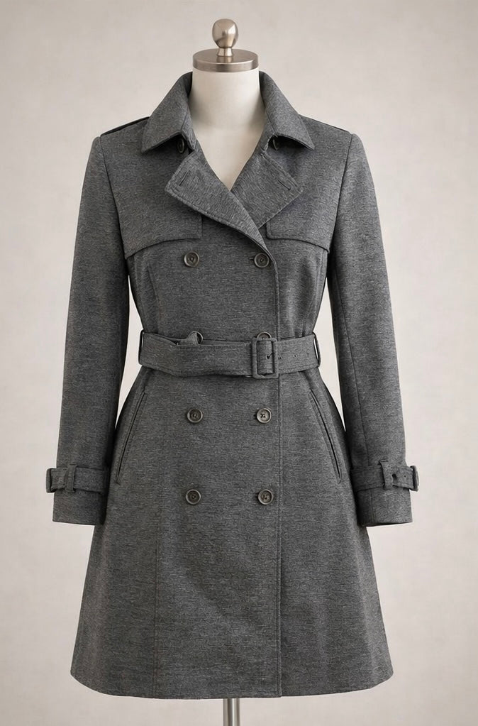 Paul & Joe Sister, Franz. Designer-Blazer-Mantel (Gr. 38) edles Silbergrau (Neupreis 400 €)