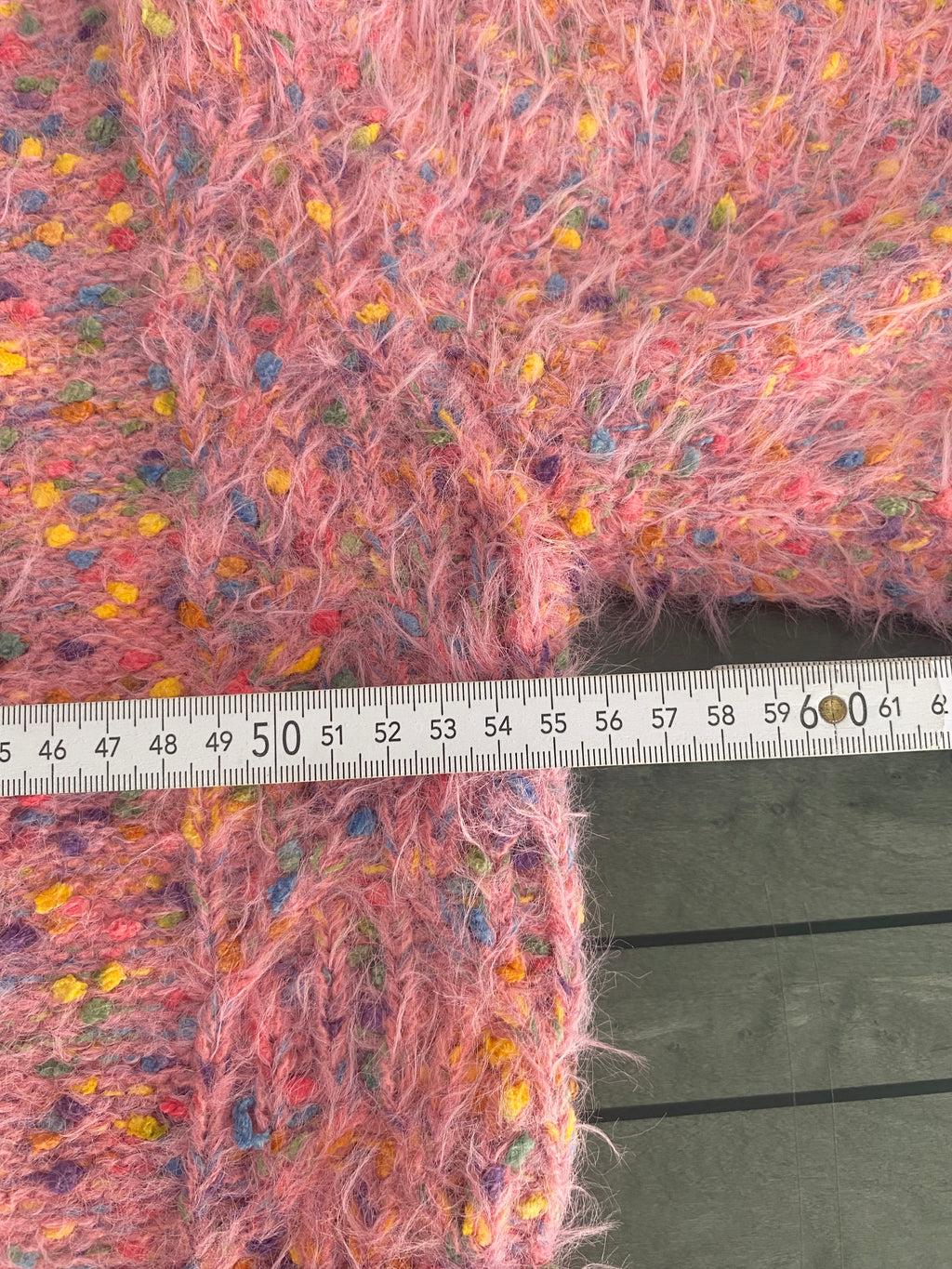Super kuscheliger Strickpullover mit bunten Farbnoppen, in 4 Farben, One Size ( M-XL)