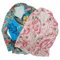 Set mit 2 Blusen, Gr. M, neu & ungetragen, Barock/Floral